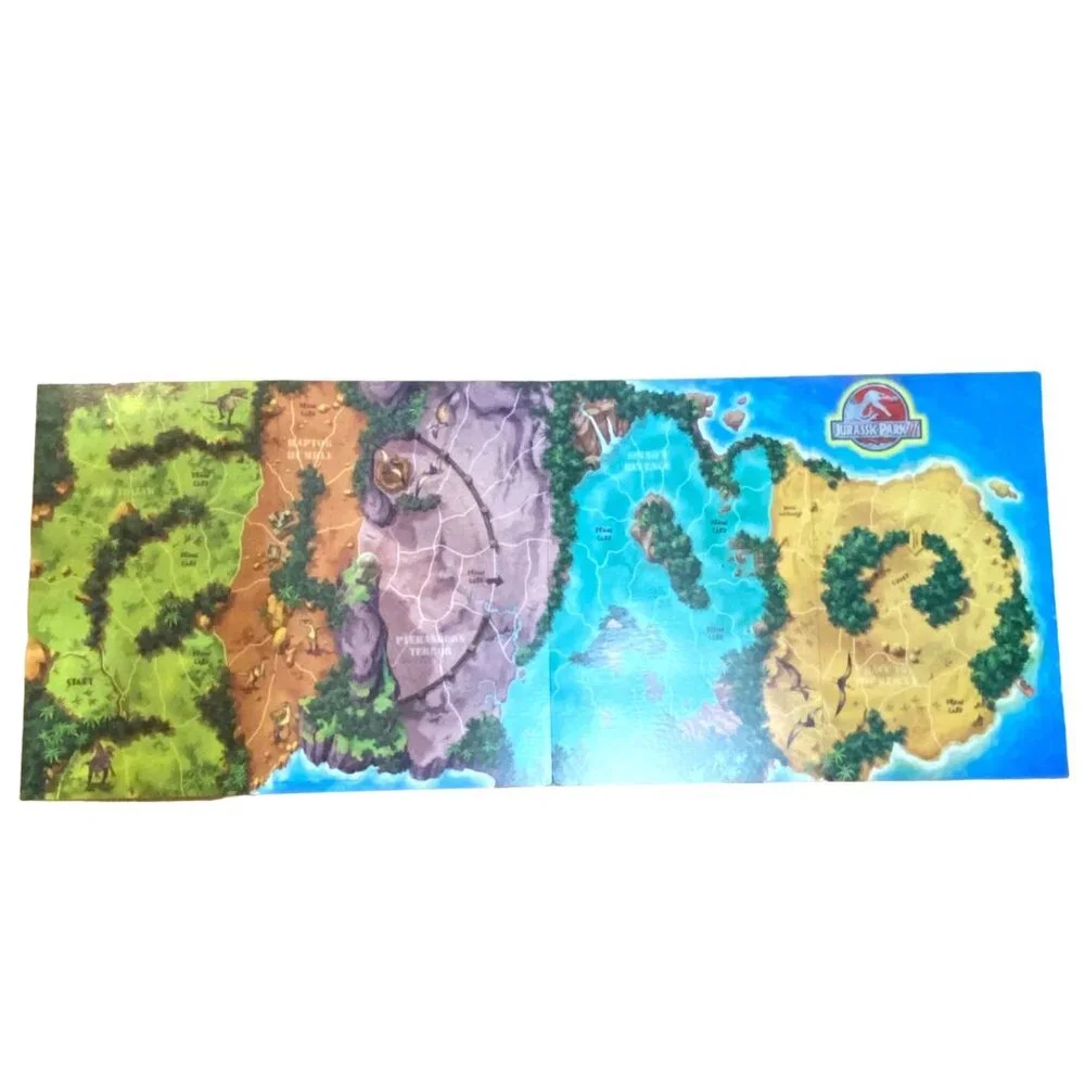 Jurassic Park‎ III Island Survival Board Game 40197 Incomplete